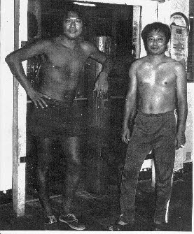 Dos hermanos de Kung-Fu: Victor Kan y Wong Shun Leung (el rey del 